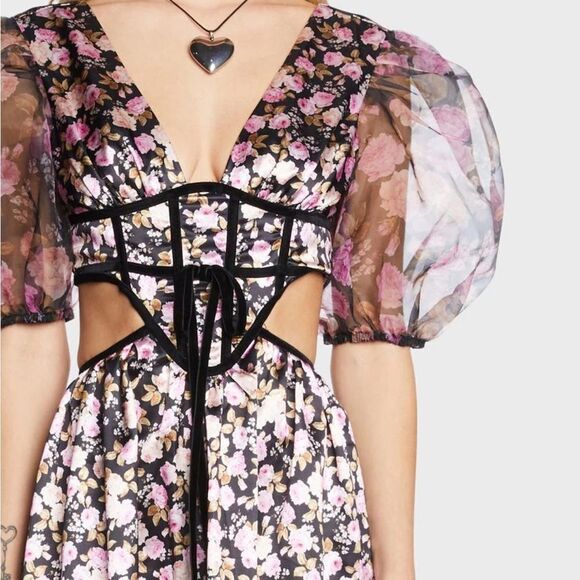 FOR LOVE AND 🍋 LEMONS MADISON MIDI DRESS $297 NWT XL - Picture 2 of 8